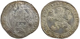 WEST FRIESLAND: Dutch Republic, AR leeuwendaalder (26.79g), 1647, KM-14.2, Dav-4870, mint mark lily, UNC.

 Estimate: USD 150 - 180