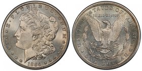 UNITED STATES: AR dollar, 1884-S, PCGS graded UNC Details, Morgan type, repaired, better date in uncirculated quality. Although the 1884-S Morgan doll...