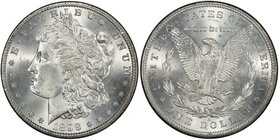 UNITED STATES: AR dollar, 1899-S, KM-110, PCGS graded MS65, Morgan type, wonderful luster and bold strike.

 Estimate: USD 900 - 1200