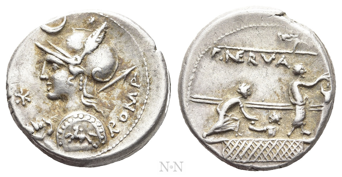 biddr.com - Numismatik Naumann, Auction 165, lot 392. P. NERVA ...