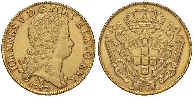 BRASILE Joao V (1706-1750) 12.800 Reis 1732 Minas Gerais – Fr. 55 AU (g 28,57) R...