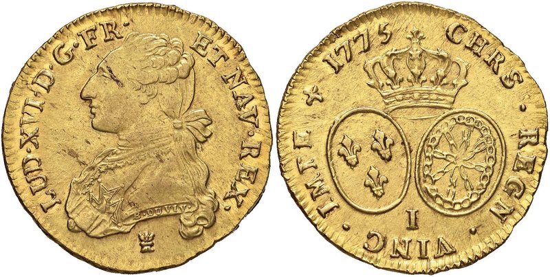 FRANCIA Luigi XVI (1774-1793) Doppio luigi d’oro 1775 I – Gad. 362 AU (g 16,28) ...