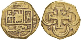 SPAGNA Filippo IV (1621-1665) 8 Escudos Sevilla R. – Fr. 200 AU (g 26,69)

MB