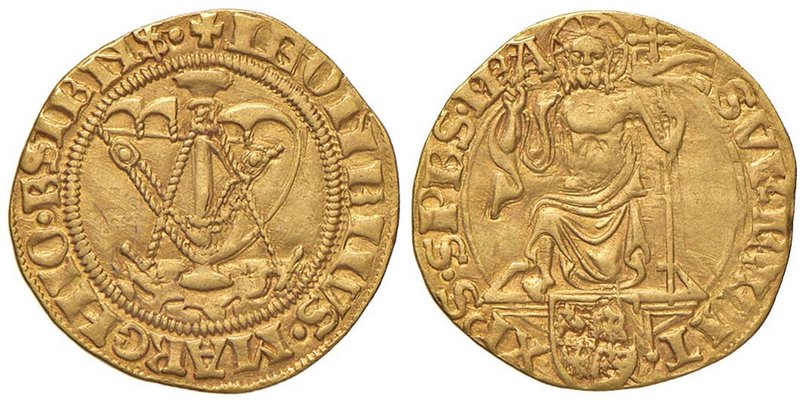 FERRARA Leonello (1441-1450) Ducato – MIR 227; Bellesia 2 (cita soltanto sette e...