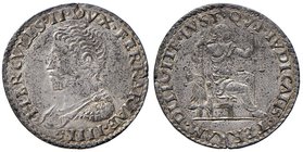 FERRARA Ercole II (1534-1559) Bianco – MIR 296 AG (g 5,05) RR Esemplare in eccezionale stato di conservazione. Questa moneta non è rarissima ma sicura...