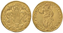FIRENZE Cosimo II de Medici (1608-1621) Ducato 1610 – MIR 254/2 AU (g 3,34) RRRR Contrariamente ai ducati gigliati di Ferdinando I, quelli di Cosimo I...