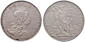 FIRENZE Cosimo III (1670-1723) Piastra 1684 con la scritta sul bordo – MIR 330 AG RRR In slab PCGS AU50 

SPL