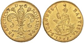 FIRENZE Francesco II (1737-1765) Ruspone 1761 – MIR 359/16 AU (g 10,45) R Di bella qualità col metallo lucente

FDC/SPL+