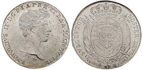 FIRENZE Leopoldo II (1824-1859) Francescone 1826 – Gig. 13 AG RR In slab PCGS MS66. Conservazione eccezionale

FDC
