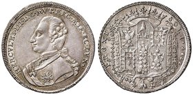 MODENA Ercole III (1780-1796) Scudo 1782 – MIR 860/1 AG (g 9,25) Splendido esemplare 

qFDC