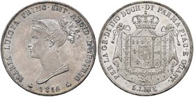 PARMA Maria Luigia (1815-1847) 5 Lire 1815 – Gig. 5 AG Conservazione eccezionale

FDC