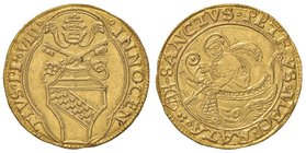 Innocenzo VIII (1484-1492) Macerata - Fiorino di camera – Munt. 33 AU (g 3,38) RRR Esemplare di grandissima qualità in alta conservazione

qFDC