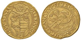 Alessandro VI (1492-1503) Ancona - Fiorino di camera – Munt. 21 AU (g 3,36) RRR Bellissimo esemplare di questa rarissima moneta

SPL+