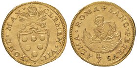 Clemente VII (1523-1534) Doppio fiorino di camera – Munt. 14 AU (g 6,73) RRR Bell’esemplare

SPL+