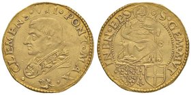 Clemente VII (1523-1534) Modena - Ducato con ritratto – Munt. 111 AU (g 3,42) RRR Splendido esemplare di questa rarissima moneta.

SPL