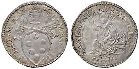 Clemente VII (1523-1534) Modena – Mezzo giulio 1523 – Munt. 115 var. I AG (g 1,90) RRR

SPL