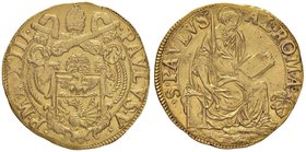 Paolo V (1605-1621) Quadrupla A. XIII – Munt. 7 AU (g 13,40) RRR Di conservazione eccezionale per questo tipo di moneta. La monetazione di Paolo V è t...