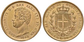 Carlo Alberto (1831-1849) 20 Lire 1842 G – Nomisma 655 AU Conservazione eccezionale con i fondi speculari

qFDC/FDC