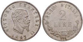 Vittorio Emanuele II (1861-1878) 2 Lire 1863 T valore – Nomisma 908 AG R In slab PCGS MS63. Conservazione eccezionale

FDC