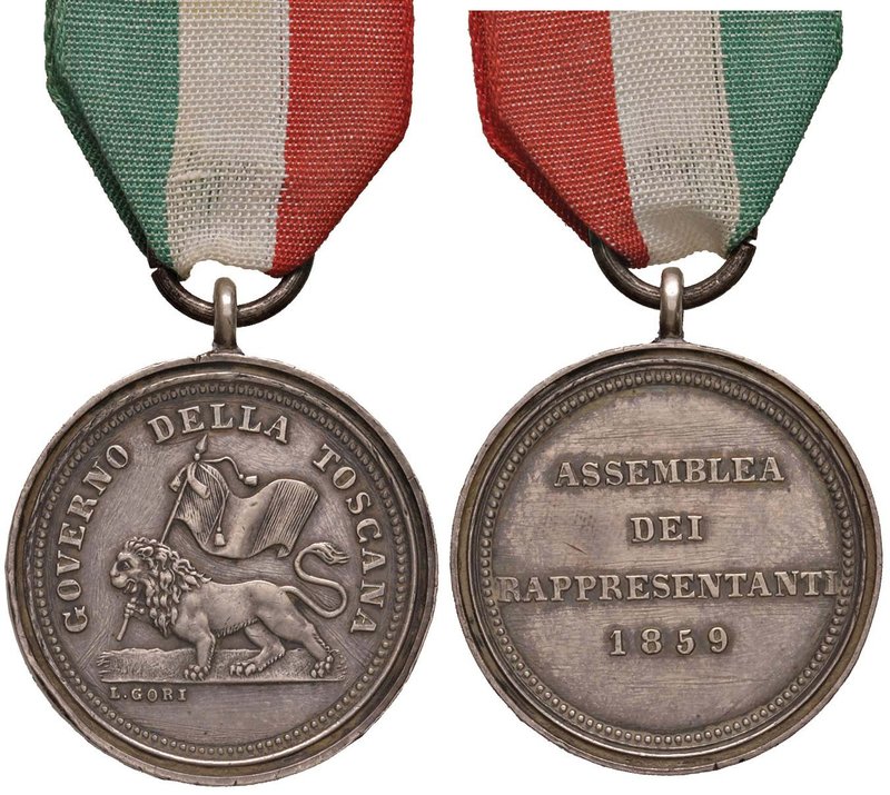 MEDAGLIE Granducato di Toscana Medaglia 1859 Assemblea dei Rappresentanti – Opus...