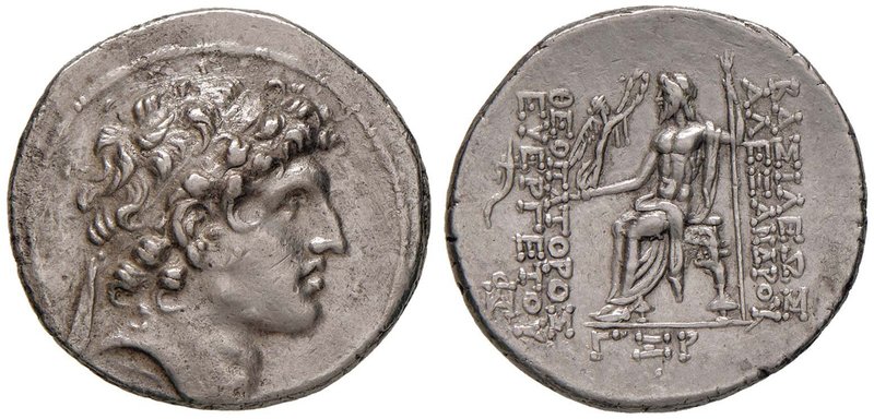 SIRIA Alessandro I Balas (150-145 a.C.) Tetradramma (Antiochia) Testa diademata ...