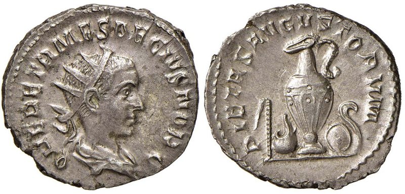 Erennio Etrusco (251) Antoniniano - Busto radiato a d. - R/ PIETAS AVGVSTORVM, s...