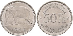 CONGO – 50 Franchi 1944 – KM 27 AG (g 17,50)

FDC