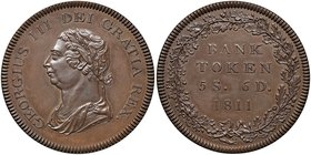 INGHILTERRA Giorgio III (1760-1820) Pattern copper dollar 1811 – CU (g 21,82) RR Conservazione eccezionale

FDC