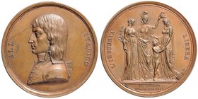Medaglia 1797 L’Insubria libera all’Italico – Opus: H. Vassallo AE (g 36,45 – Ø 48 mm) Screpolatura nel campo del D/

SPL+