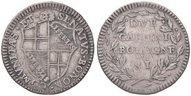 BOLOGNA Governo popolare (1796-1797) 2 Carlini – Pag. 41a AG (g 5,34) RR Graffi al R/

BB