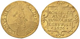 LIVORNO Ferdinando II (1621-1670) Ongaro 1676 – MIR 72/3 (indicato R/3) AU (g 3,48) RRR 

BB+
