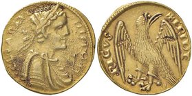 MESSINA Federico II (1197-1250) Augustale – Spahr 98 AU (g 5,25) RR Il D/ da conio rugoso

BB/SPL