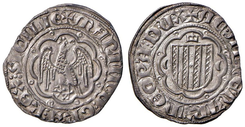 MESSINA Martino I (1402-1409) Pierreale sigla C C – MIR 220/2 AG (g 3,25) Conser...