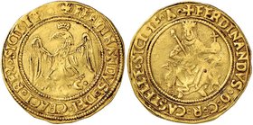 MESSINA Ferdinando il Cattolico (1479-1503) Trionfo – Spahr 56 AU (g 3,54) R Piccoli depositi. Ex collezione Huntington

BB