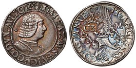 MILANO Galeazzo Maria Sforza (1468-1476) Testone – MIR 201/2 AG (g 9,49) Bella patina 

qSPL