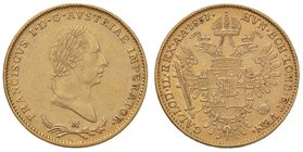 MILANO Francesco I (1815-1835) Mezza sovrana 1831 – MIR 502/3 AU (g 5,63)

BB/BB+