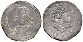 NAPOLI Filippo III (1598-1621) Mezzo Ducato 1609 sigla IAF / G – MIR 202/1 AG (g 14,80)

SPL
