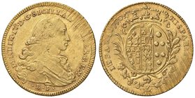 NAPOLI Ferdinando IV (1759-1816) 6 Ducati 1770 – Magliocca 204 AU (g 8,82) Pesanti graffi di conio 

SPL