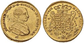 NAPOLI Ferdinando IV (1759-1816) 4 Ducati 1763 3 ribattuto su 2 – Magliocca 223 AU (g 5,90) R Modeste macchie ma splendido esemplare

SPL/qFDC