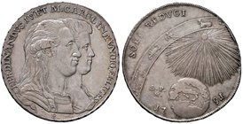 NAPOLI Ferdinando IV (1759-1816) Piastra 1791 – Magliocca 256 AG (g 27,37) Bellissimo esemplare per questo tipo di moneta 

qSPL/SPL