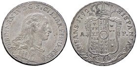 NAPOLI Ferdinando IV (1759-1816) Mezza piastra 1792 – Magliocca 267 AG (g 13,65) RR

SPL+/qFDC