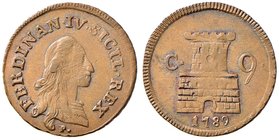 NAPOLI Ferdinando IV (1759-1816) 9 Cavalli 1789 – Magliocca 323 CU (g 4,89) Rarissimo in questa conservazione, praticamente

FDC