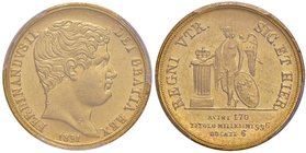 NAPOLI Ferdinando II (1830-1859) 6 Ducati 1831 – Magliocca 507 AU In slab PCGS MS63. Conservazione eccezionale

FDC
