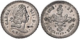PALERMO Carlo III (1720-1734) 6 Tarì 1732 – MIR 520 AG (g 14,74) R Graffi e una mancanza di metallo nel campo del D/ ma esemplare di conservazione ecc...