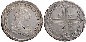 PALERMO Carlo di Borbone (1734-1759) 6 Tarì 1735 – MIR 554; Spahr 15/17 AG (g 13,51) Graffietti di conio ed una mancanza di metallo sia al D/ che al R...
