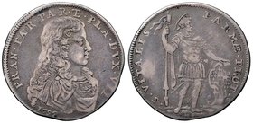 PARMA Francesco Farnese (1694-1727) Testone 1696 – MIR 1048 AG (g 8,86) RR

qBB