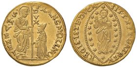 VENEZIA Francesco Molin (1646-1655) Zecchino – Pa. 6 AU (g 3,49)

qFDC