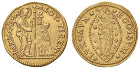 VENEZIA Alvise III Mocenigo (1722-1732) Mezzo Zecchino – Pa. 8 AU (g 1,75) R Debolezze di conio

SPL