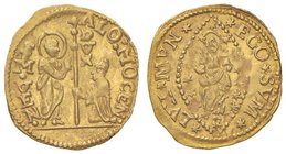 VENEZIA Alvise III Mocenigo (1722-1732) Quarto di Zecchino – Pa. 9 AU (g 0,83) R Debolezze di conio

SPL