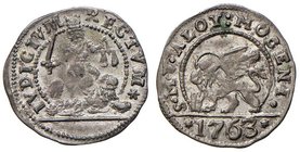 VENEZIA Alvise IV Mocenigo (1763-1778) 5 Soldi 1763 – Pa. 19 MI (g 1,05) Splendido esemplare con piena argentatura, moneta assai rara a trovarsi in qu...